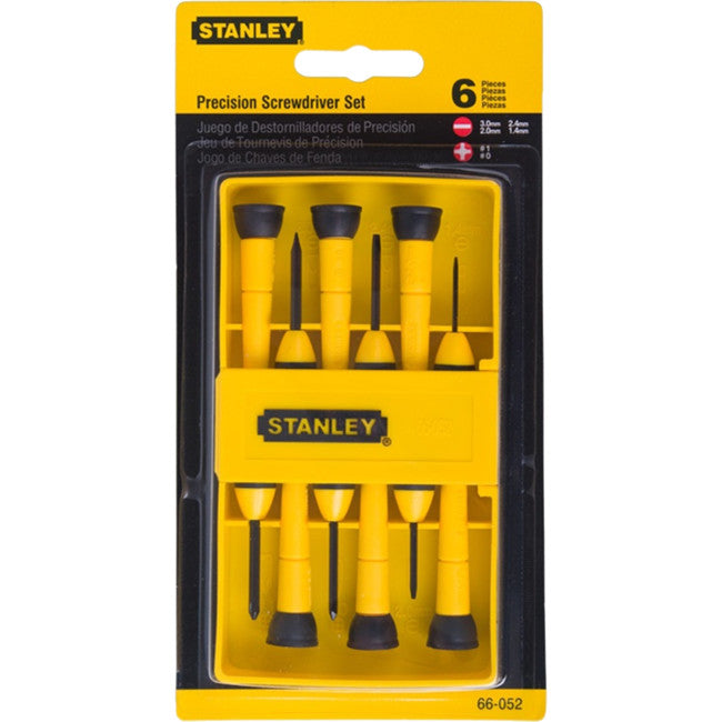 66-052 - 6PC PRECISION SCREWDRIVER SET - STANLEY - STANLEY