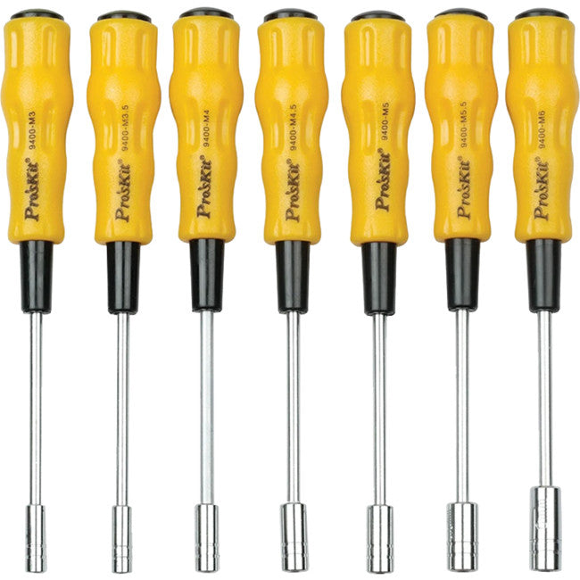 PK9402 - 7 PIECE HEX NUT DRIVER SET - 7PC PROS KIT - PROSKIT