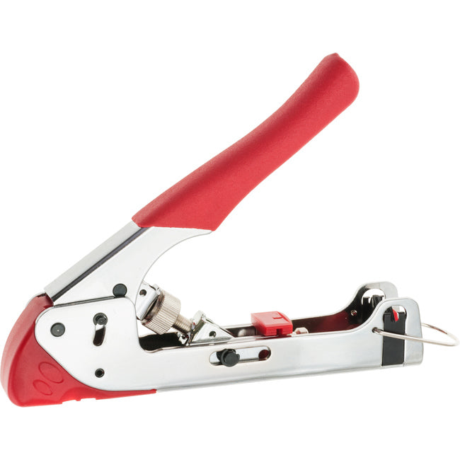 HTH518G - ADJUSTABLE COMPRESSION TOOL - RG59-6 F/BNC/RCA 6.1" 155MM - HANLONG