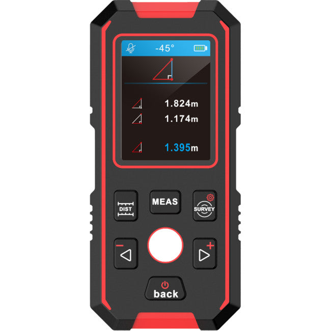 NF518S - MULTI-FUNCTION DIGITAL DETECTOR - STUD FINDER/AC/LASER DISTANCE METER - NOYAFA
