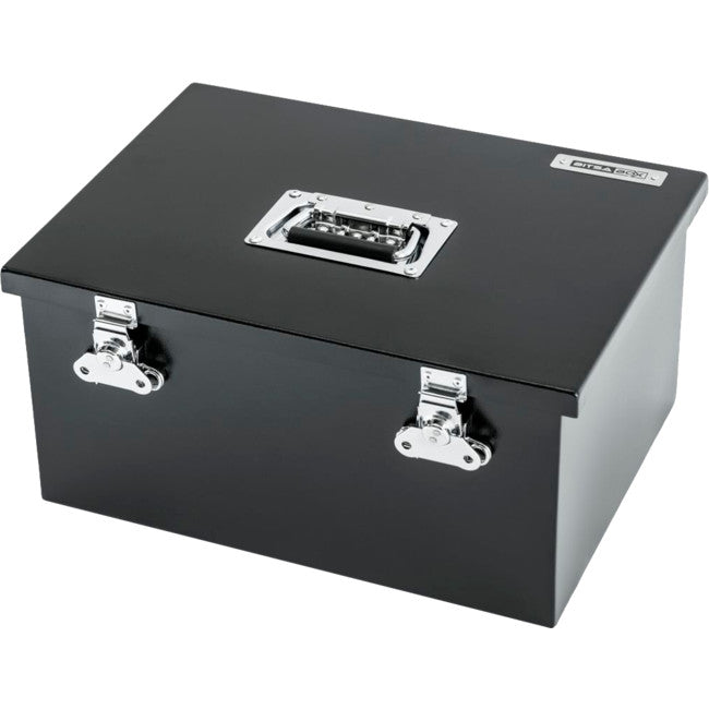 BITSABOX BLACK GALVANISED POWDER COATED HEAVY DUTY TOOL BOX BUILT BOARDS BITSABOX