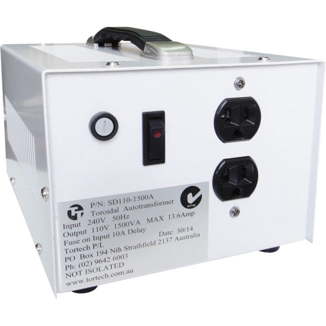 SD110-A1500W 1500W USA AUTO STEPDOWN *NOT DIELECTRICALLY ISOLATED* TORTECH SD110-1500A