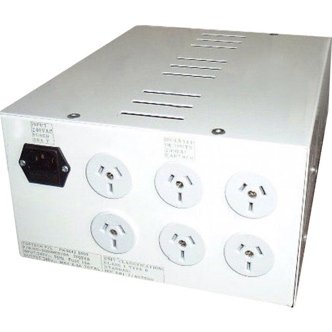 MED1000-240V 1000VA ISOLATION TRANSFORMER MEDICAL APPROVED SIX OUTPUT TORTECH MT240-1000