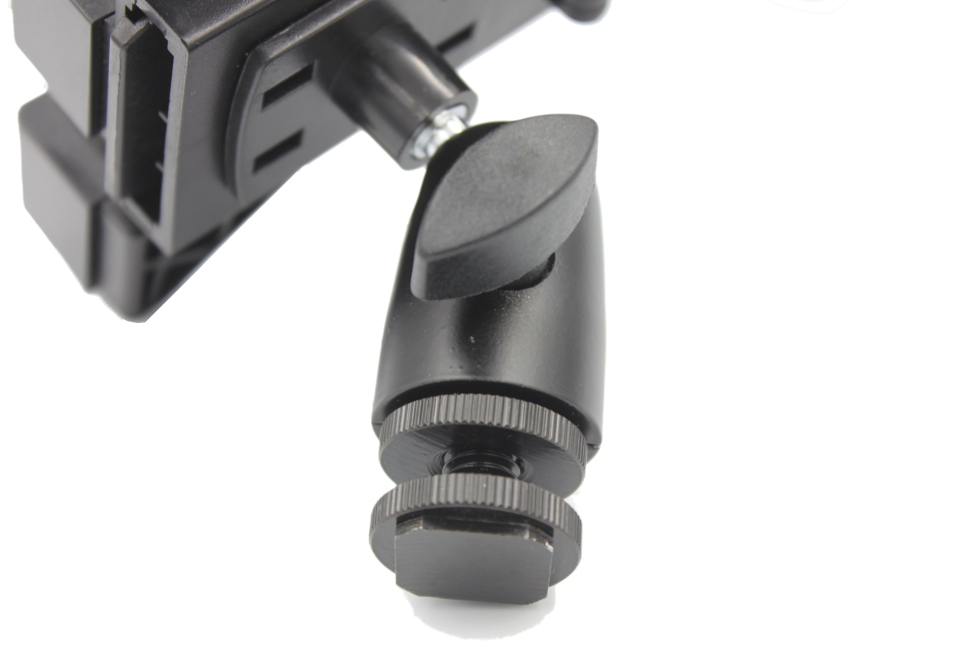 2 in1 Tablet Phone Monitor to DSLR Camera Hot Shoe Mount Clamp Holder 360° Apple or Android