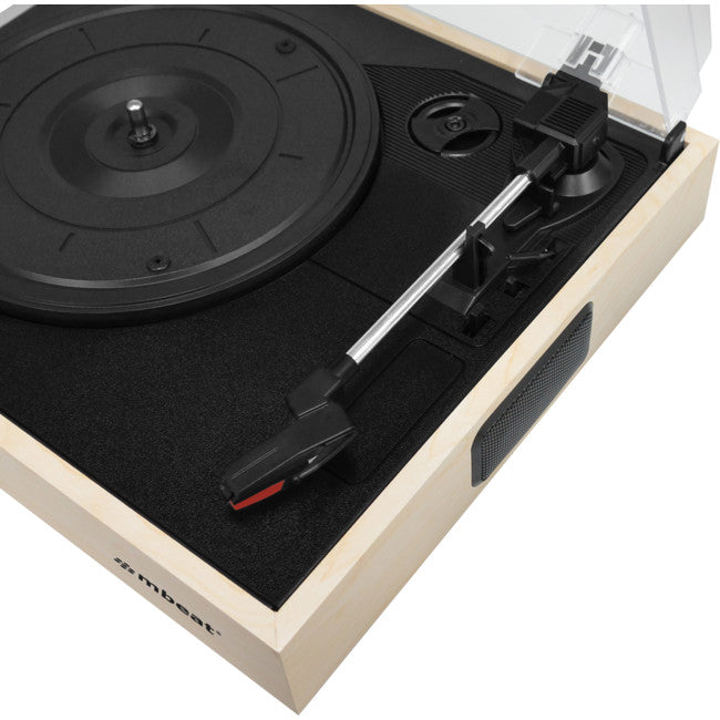 USBTR68 CLASSIC USB TURNTABLE RECORDER WOODEN DESIGN MBEAT MB-USBTR68