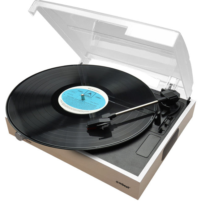 USBTR68 CLASSIC USB TURNTABLE RECORDER WOODEN DESIGN MBEAT MB-USBTR68