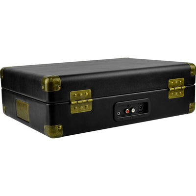 MBTR89BLK WOODSTOCK RETRO TURNTABLE BLACK / SPEAKERS MBEAT MB-TR89BLK