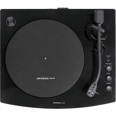 MBTR518K RETRO TURNTABLE WITH SPEAKERS BLUETOOTH BLACK PRO-M MBEAT MB-TR518K