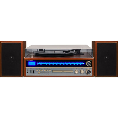 CR6038A-WA 1975T ENTERTAINMENT SYSTEM WALNUT AM/FM/CD & BLUETOOTH CROSLEY CR6038A-WA