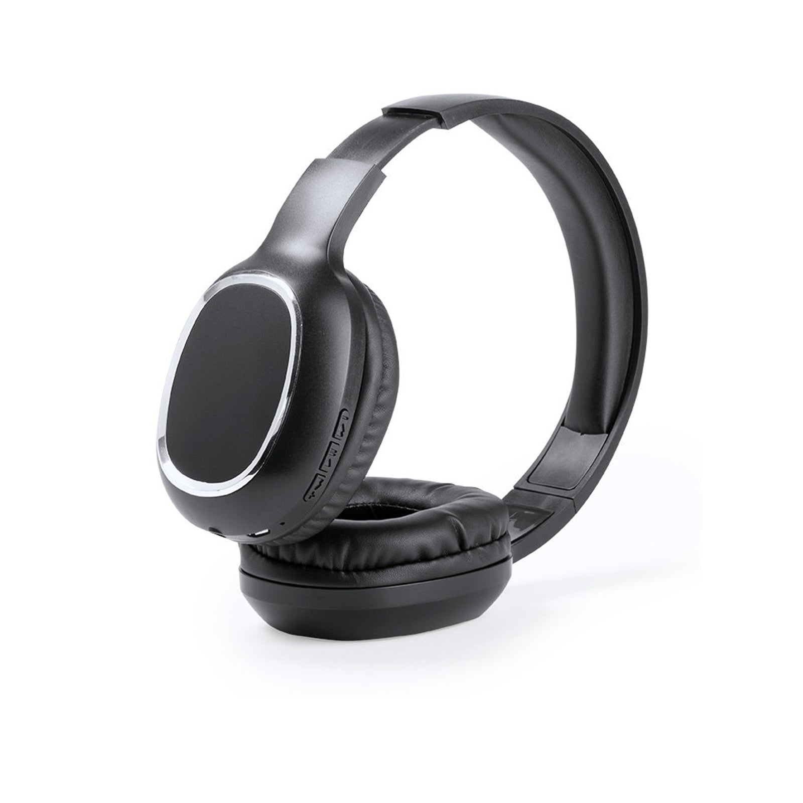 Bluetooth Headphones Stereo Headsets Wireless Mic phone Line In Black or White