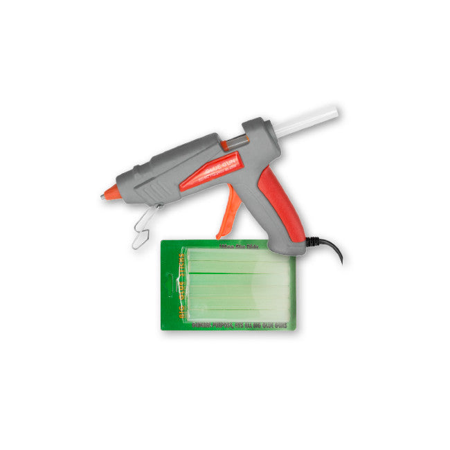 ZD6CKIT 25W HOT GLUE GUN W/ 8PC GLUE STICK 11.2MMX100MM