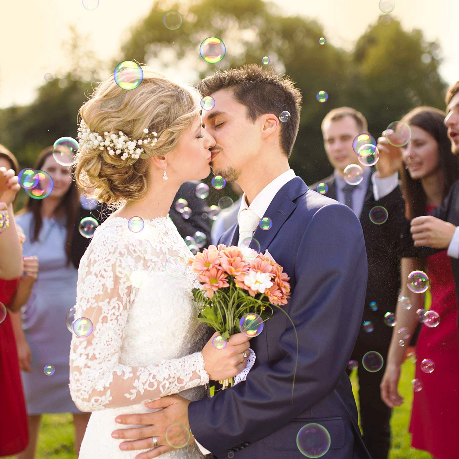 Bubble Machine Rechargeable USB Powered Compact Portable Touch Operated Professional