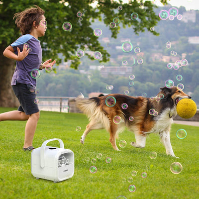 Bubble Machine Rechargeable USB Powered Compact Portable Touch Operated Professional