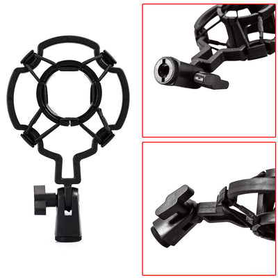 Mic Shock Mount For Condenser Microphone Universal Clip Holder Studio Sound Recording