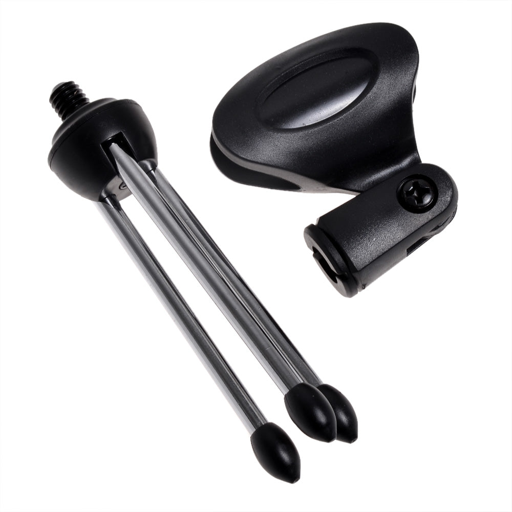 Mini Mic Stand Tripod with Microphone Clip Portable Set for Desktop Podcast