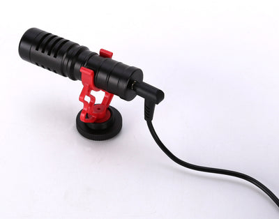 Cardioid Shotgun Microphone Kit Compact On Camera Micro DSLR MIC Video Phone