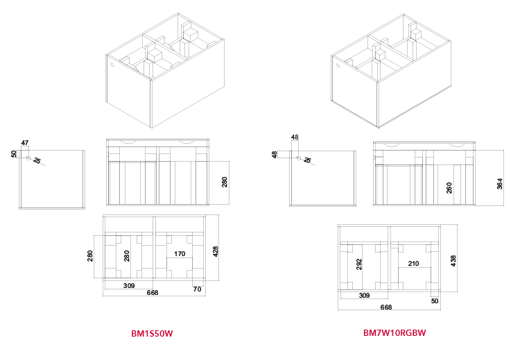 Event Lighting BMCASES - Road Case for BM1S50W and BM7W10RGBW