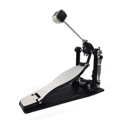 Single Bass Drum Kick Pedal ASHTEC Double Chain Dual Beater Heavy Duty