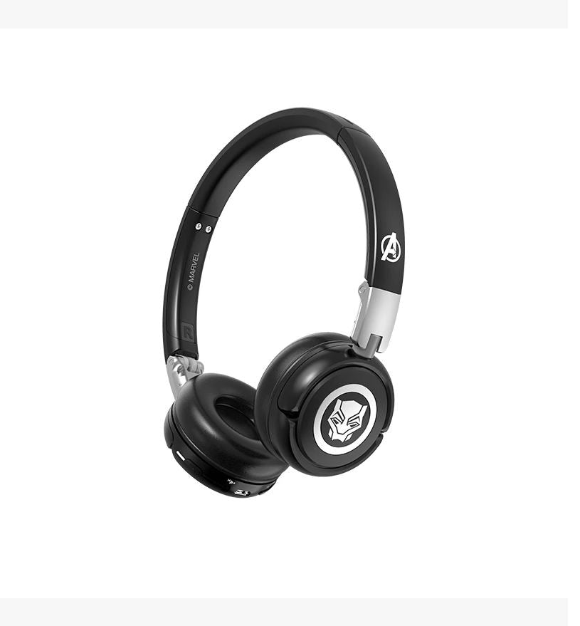 Bluetooth Wireless Headphones Black Panther Marvel Avengers Infinity War Stereo Headphones in Case