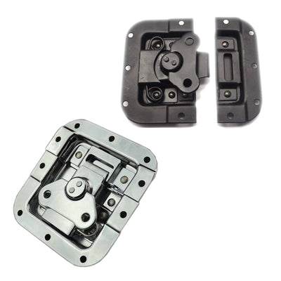 Butterfly Latch Recessed Lockable Black or Chrome Rack Flight Road Case Tool Box