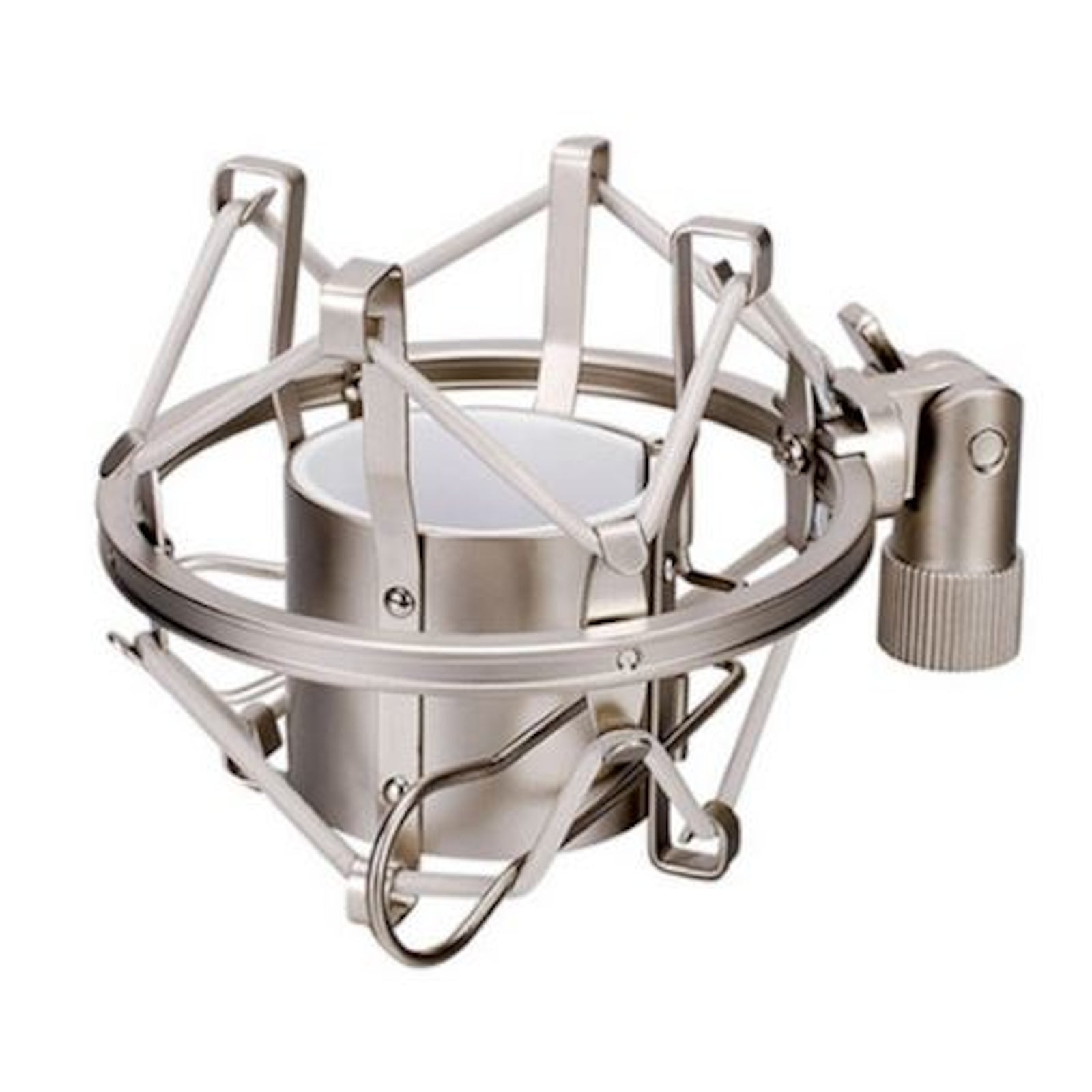 Metal Condenser Microphone Shock Mount For 43-40mm Diameter Universal Stand Mic Holder 3'8" or 5/8"