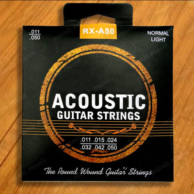 Acoustic Guitar Strings Steel Phosphor Bronze Premium A50 Universal 11-50 + Free Pick
