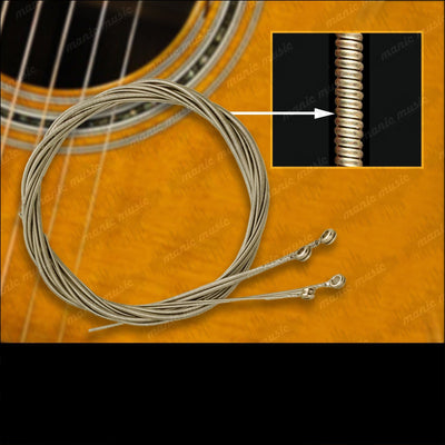 Acoustic Guitar Strings Steel Phosphor Bronze Premium A50 Universal 11-50 + Free Pick