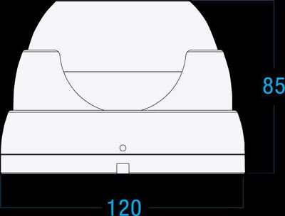 DM30IPB2 DOME 30M IR BLACK IP CAMERA 1080P POE 2.8-12MM LENS IP65 DOSS W6130C-1IHBB89F