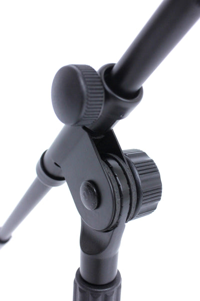 Desktop Short Microphone Mic Stand Heavy Base Adjustable Height