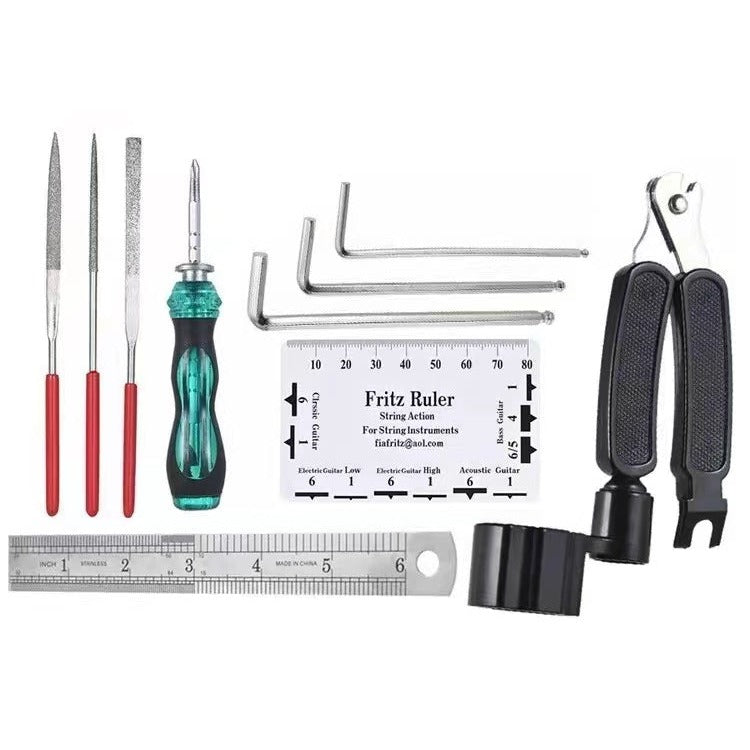 Guitar Repairing Maintenance Tool Kit for Guitar Ukulele Bass Mandolin Banjo