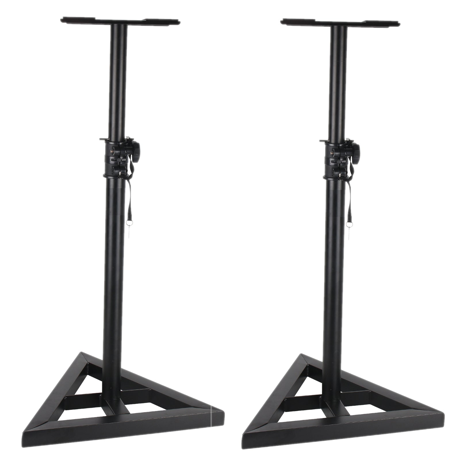 2x Studio Monitor Surround Speaker Floor Stand 150cm Holder DJ Stage Music Home Theatre
