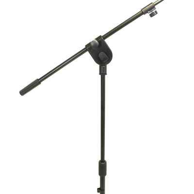Round Base Mic Stand Small Footprint 1.6M 4kg Heavy Weighted Base Microphone