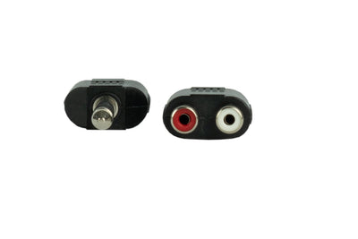 Event Lighting J2RCAFEL - Pair of Jack TRS Male to 2x RCA Female Adaptors