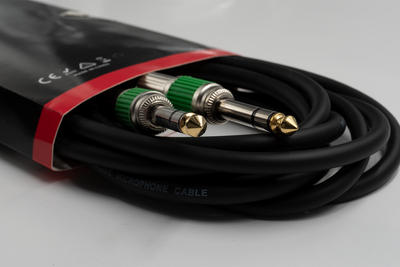 Event Lighting JJ3BALEL - 3m Jack TRS Male to Jack TRS Male Signal Lead - Yellow Ring