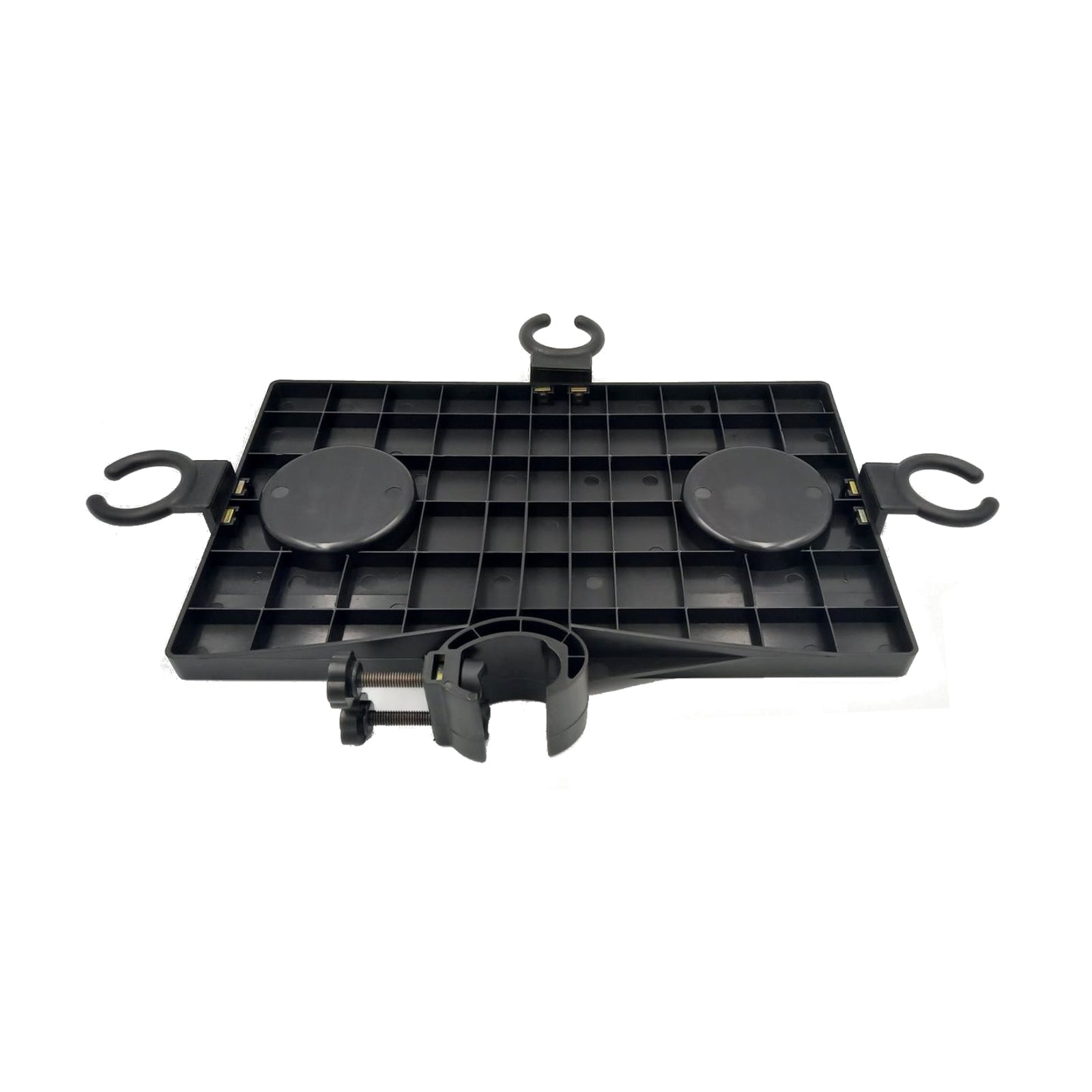 Music Mic Stand Clamp-on Tray Metal Shelf For Accessories Projector Stand Mouse Pad