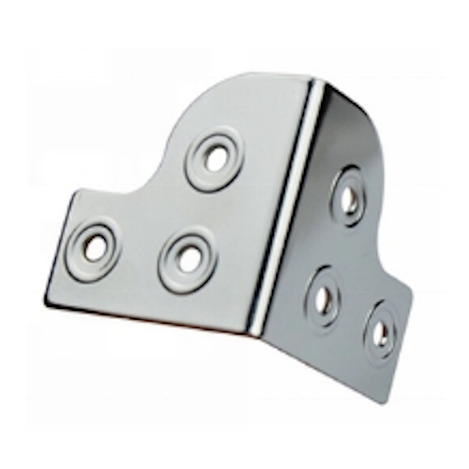 Large L Corner Joint Brace Clamp Rounded Edge Heavy Duty Hardware for Road case Hard case DIY Tool Box