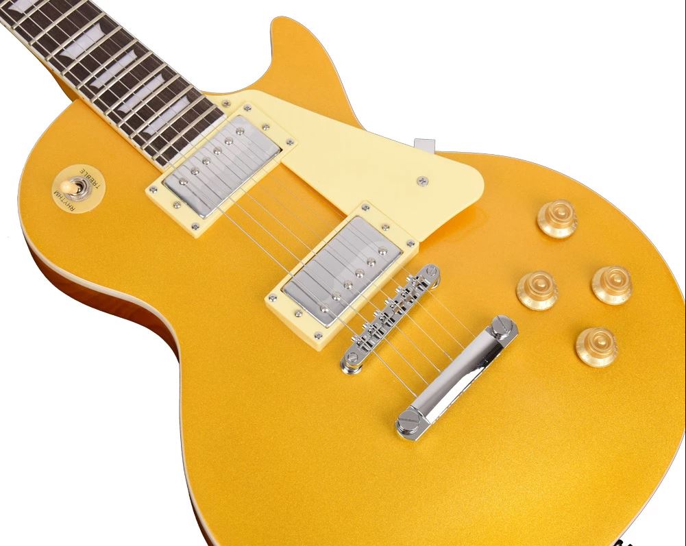 Electric Guitar Les Paul Classic Vintage Style 4 Colours Including Gold + Bag + Pick + Lead