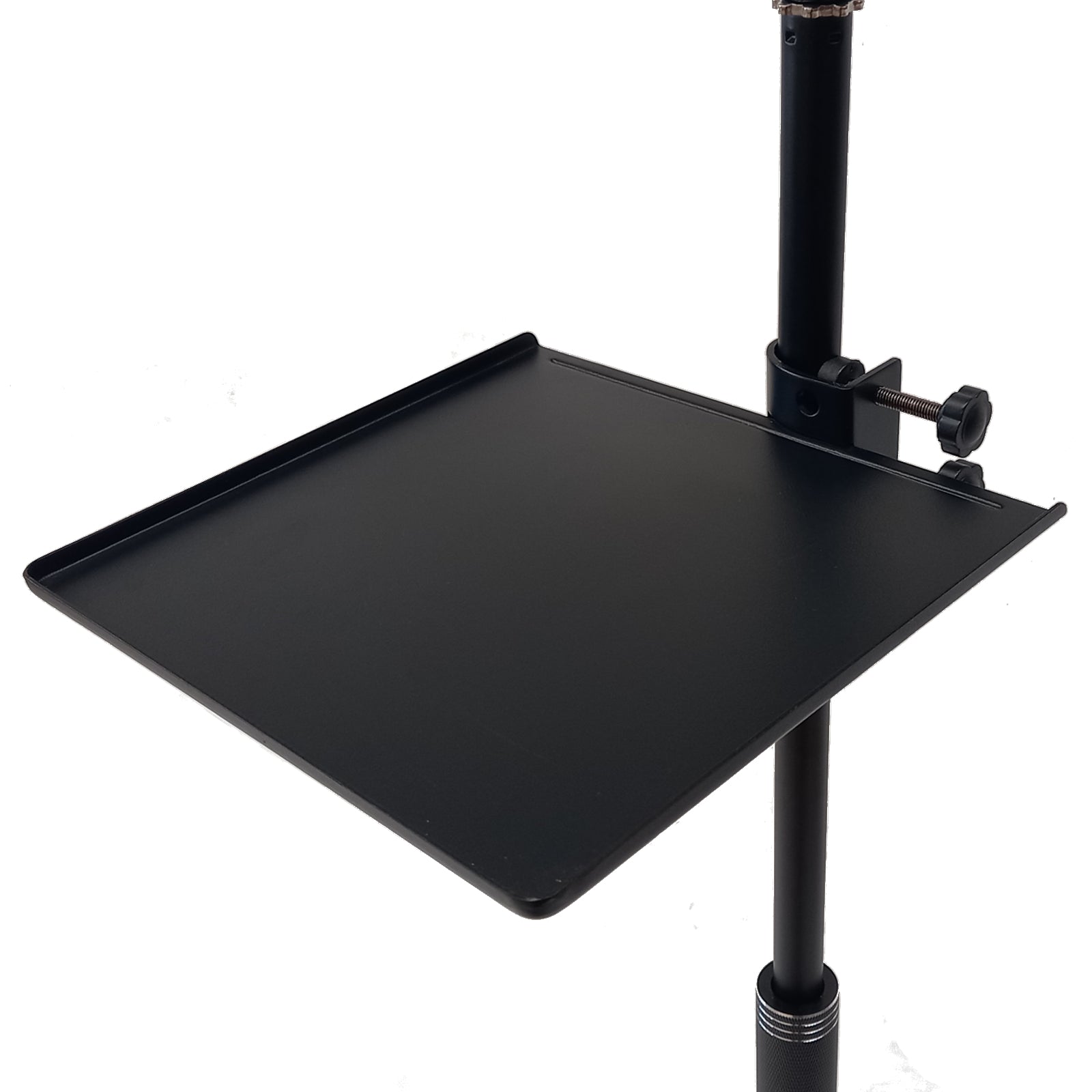 Music Mic Stand Clamp-on Tray Metal Shelf For Accessories Projector Stand Mouse Pad