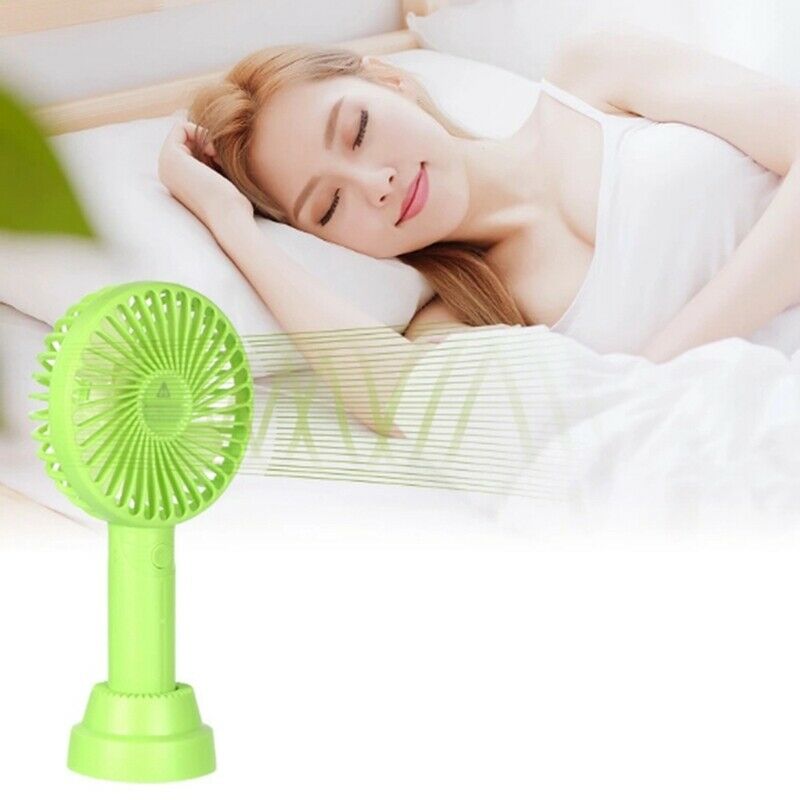 Portable Handheld USB Rechargeable Fan Device Desktop Air Cooler Outdoor Travel Car Home Office
