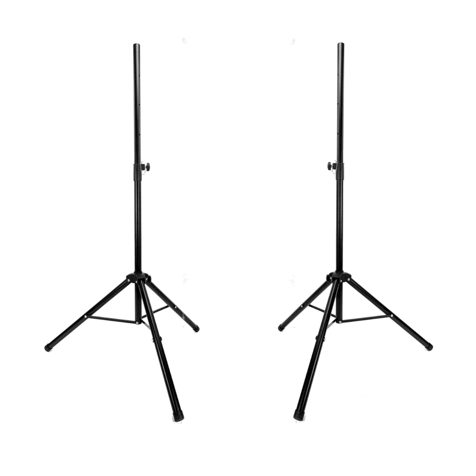 PA Speaker Stand Tripod Single or Pair 30KG Economy Adjustable Height 1.2m to 1.8m