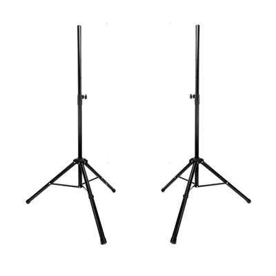 PA Speaker Stand Tripod Single or Pair 30KG Economy Adjustable Height 1.2m to 1.8m