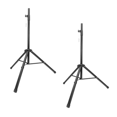 PA Speaker Stand Tripod Single or Pair 30KG Economy Adjustable Height 1.2m to 1.8m