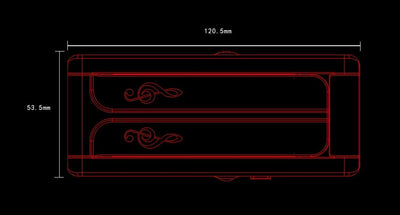 Aroma AL-1 LED Clip On Sheet Music Stand Light Rechargeable Foldable Book Reading Lamp