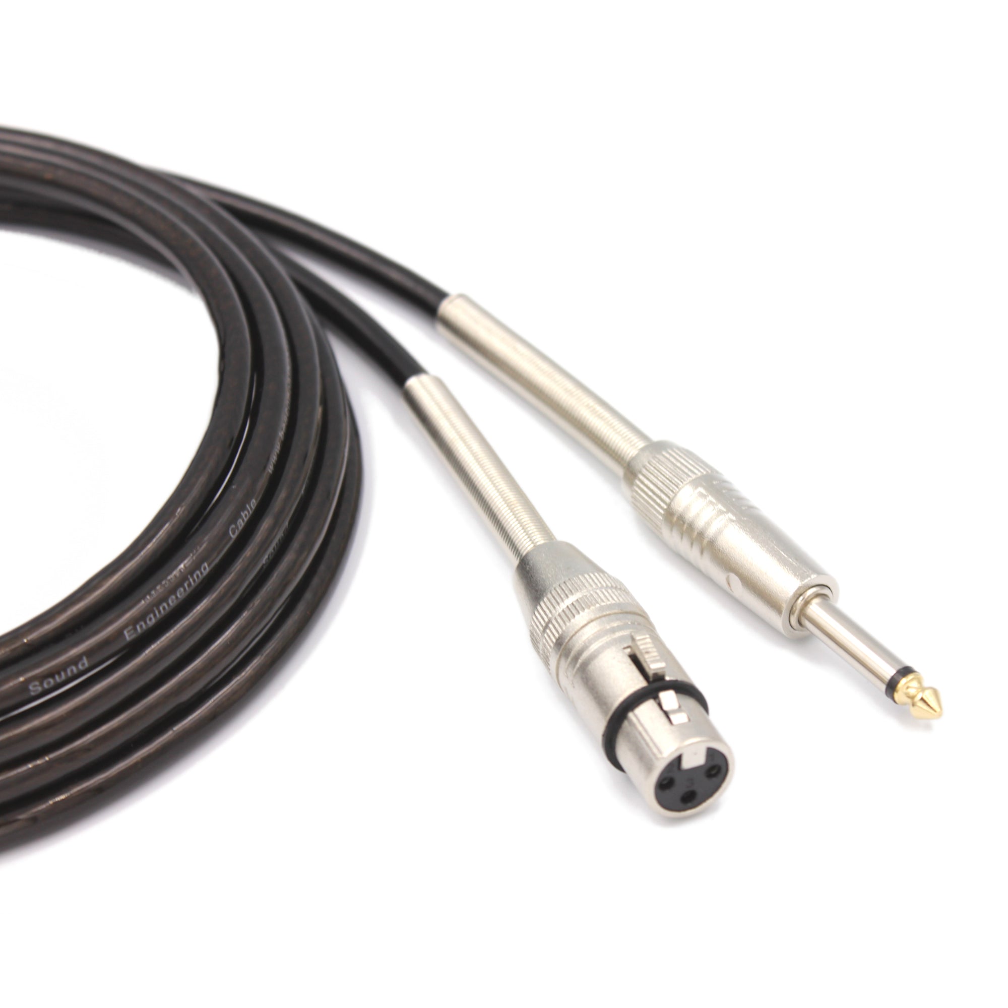 XLR Male Female 1/4" 6.35 Mono TS Stereo TRS Jack Cable Lead Australian Made