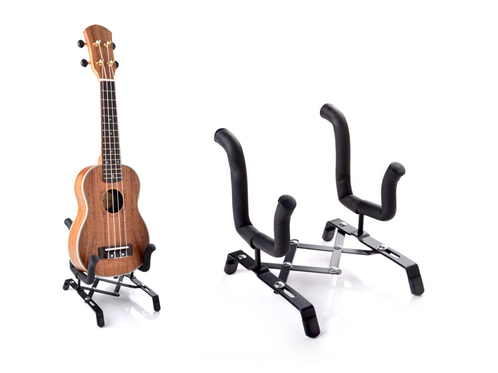 Ukulele Violin Stand Mandolin Banjo Holder Foldable for 4/4 3/4 2/4 1/4 Violin