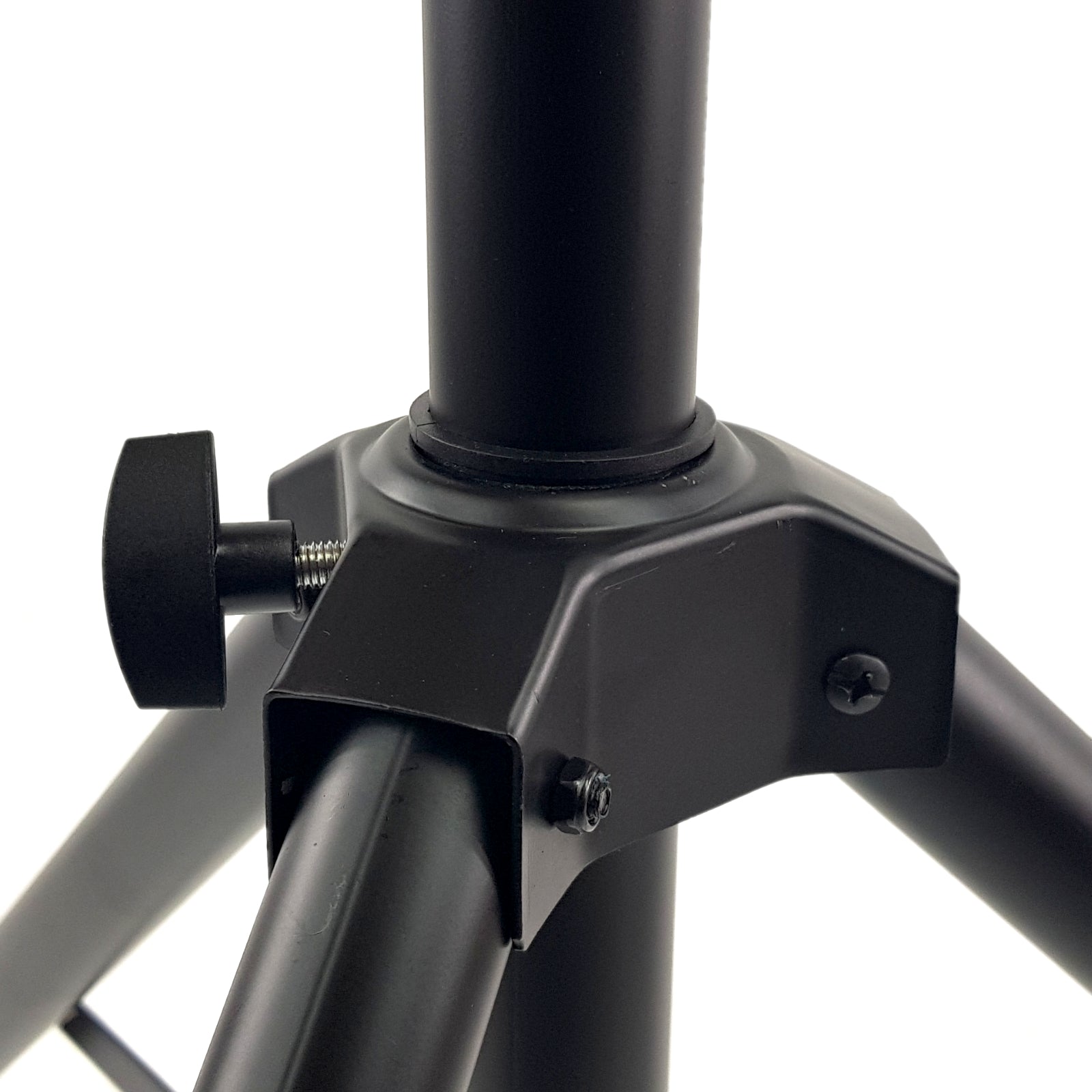 Pair or Single PA Speaker Floor Stand Heavy Duty Tripod Base Metal Joint 2m 80kg Steel 35mm