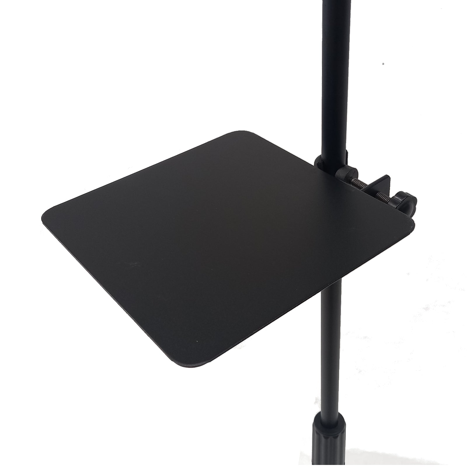 Music Mic Stand Clamp-on Tray Metal Shelf For Accessories Projector Stand Mouse Pad