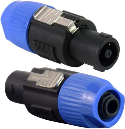 Speakon Jack to 1/4'' Mono Jack Female Socket Adapter Guitar cable to Speaker