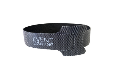 Event Lighting VT50H - Heavy Duty Velcro Tie 50-Pack (Black)
