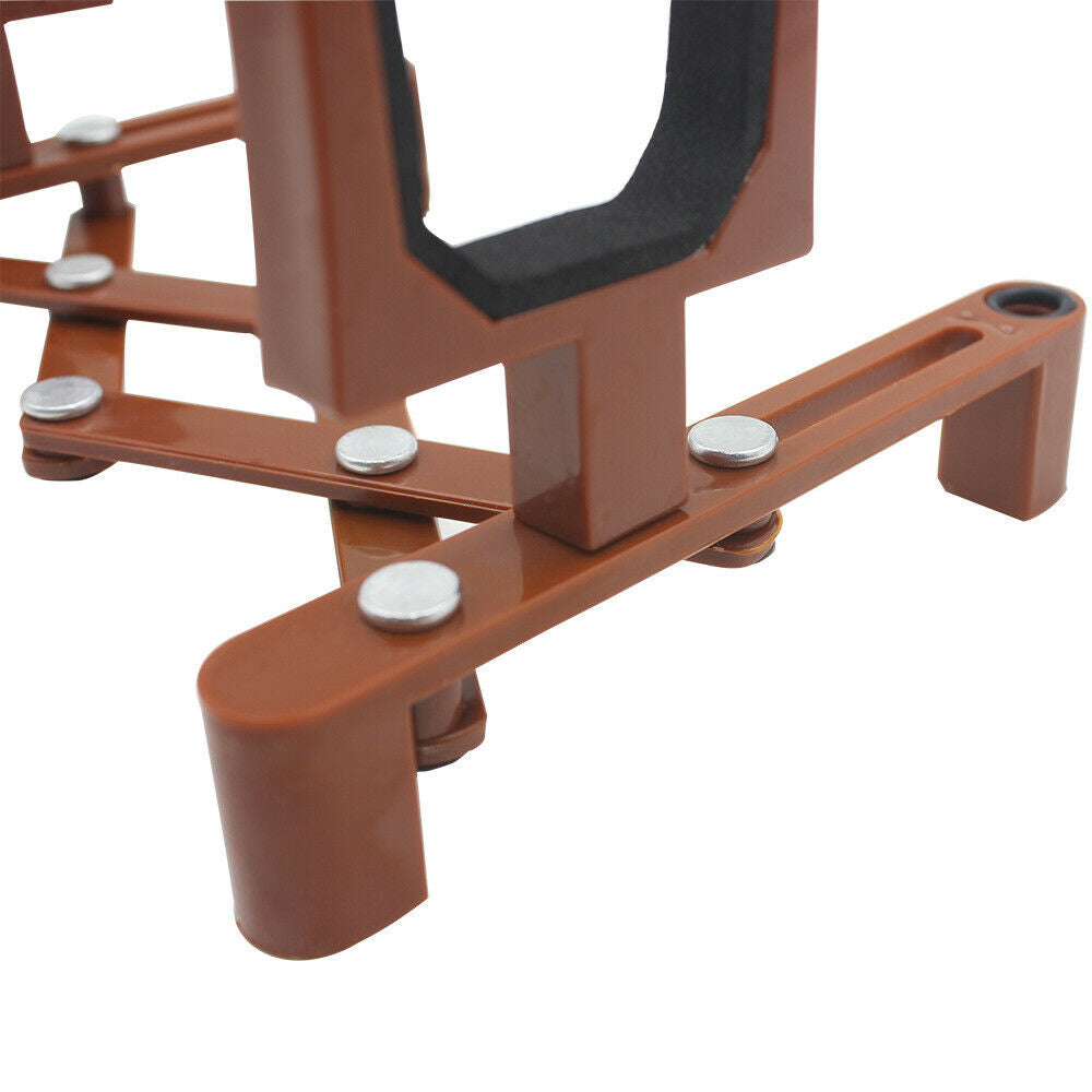 Violin Viola Stand with Bow Holder Padded Foldable Portable Display Storage